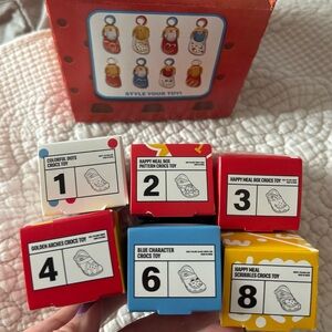 McDonald’s Happy Meal CROCS Colorful Toy Box Set